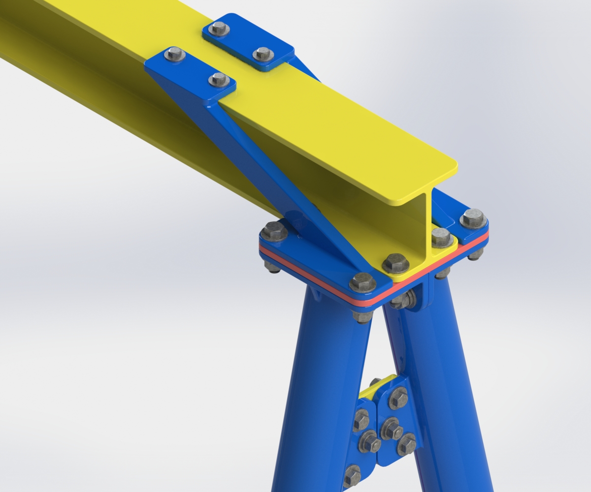 用SolidWorks軟件設計一款逼真的門式起重機