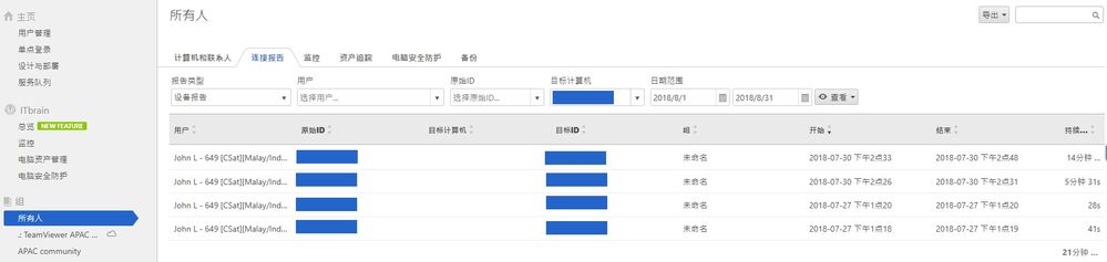 為設備報告設置策略