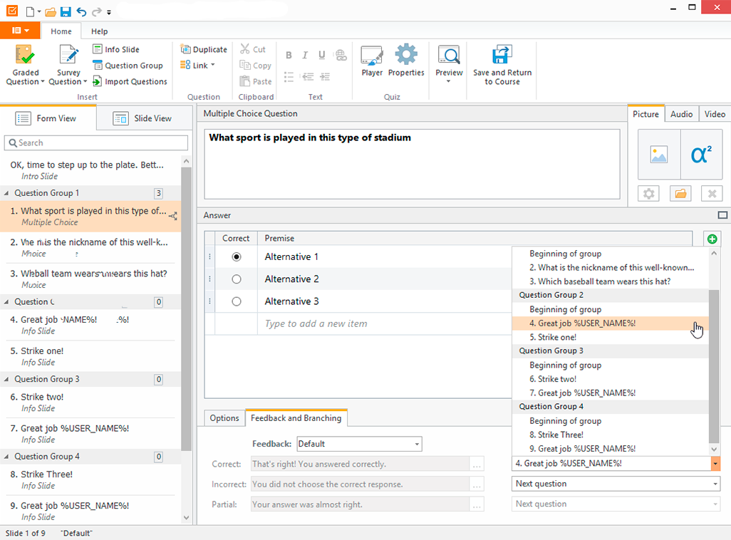 iSpring Suite使用教程：PowerPoint和iSpring Suite的4個簡單游戲技巧（下）