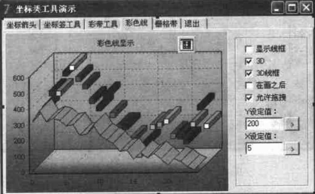 坐標類工具設計階段界面