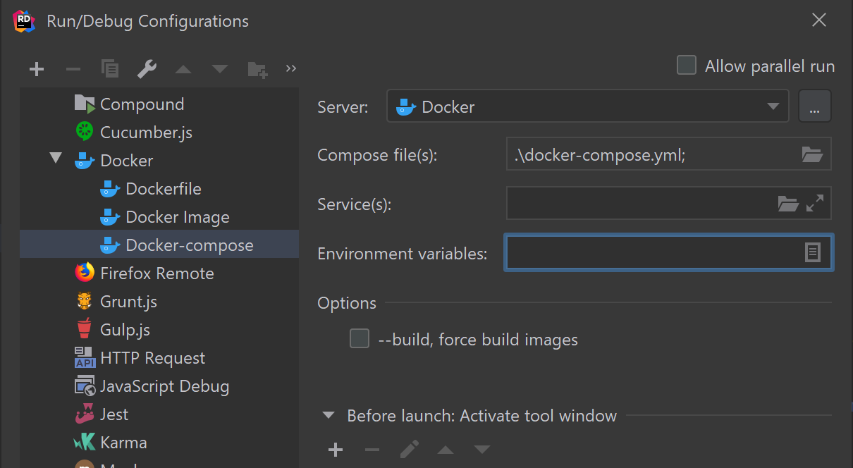 Docker Compose到達(dá)調(diào)試器