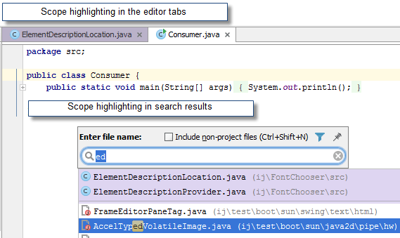 IntelliJ IDEA IDE設置系列教程（十三）：配置范圍和文件顏色