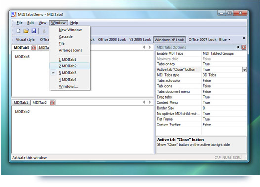 BCGControlBar功能特點詳解 - 支持Win XP/ Vista/Win7主題