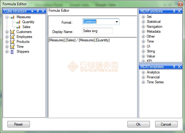 RadarCube ASP.NET OLAP計算方法詳解-BI項目開發