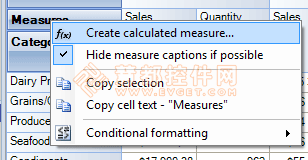 RadarCube ASP.NET OLAP計算方法詳解-BI項目開發
