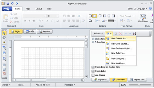 Stimulsoft Reports.Wpf，報表檢測器，數據源，訂單，修復報表