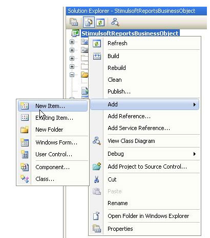 Stimulsoft reporting,Business Objects,智能報表,報表設計器,商業對象,實體模型