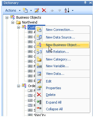 Stimulsoft reporting,Business Objects,智能報表,報表設計器,商業對象,實體模型