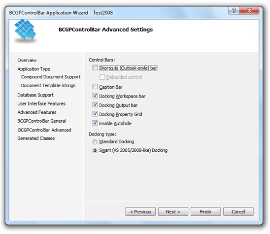 BCGControlBar MFC界面控件安裝向導 - Visual C++ 2005/2008/2010環境