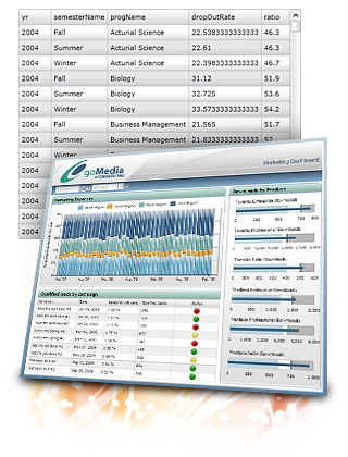 DundasDashboard,商業智能儀表盤,.NET,儀表盤，Dashboard數據網格控件，Dashboard Data Grid Control